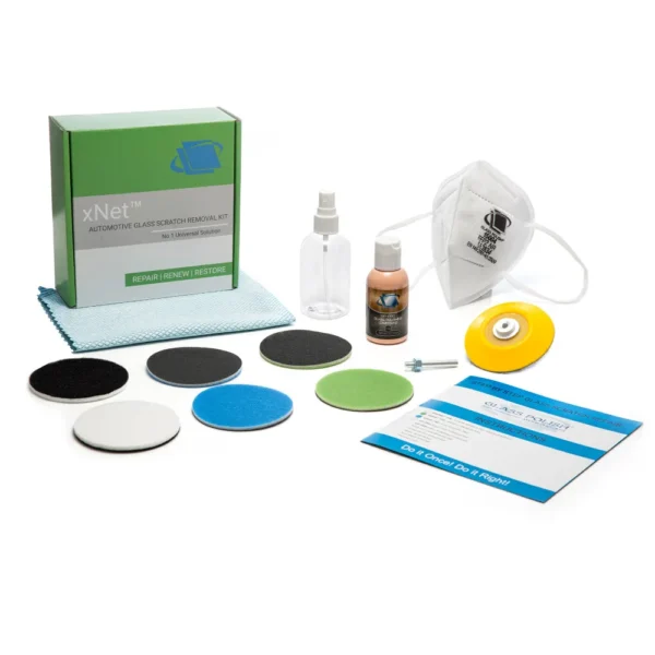 Automotive Glass Scratch Removal Kit Do it yourself xNet System 23005 1000x1000 1