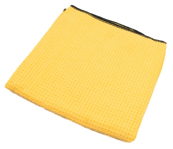 WAFFLE YELLOW DRY DRYING TOWEL DETAILING 4 3 scaled